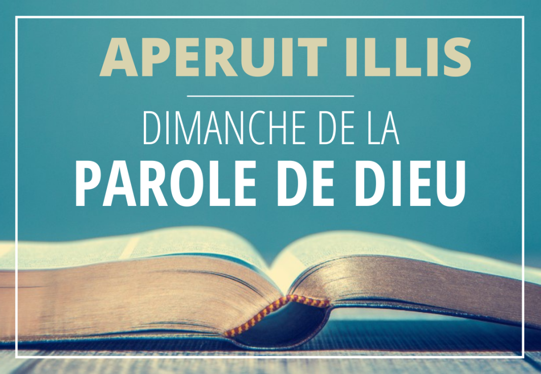 22 janvier 2023 le Dimanche de la Parole de Dieu Église catholique