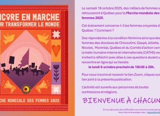 Préparation à la Marche mondiale des femmes 2025 : une invitation à marcher et à réfléchir