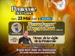 Poussés par l’Esprit-Saint… participons à la Pentecôte diocésaine 2026 !