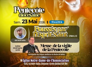 Poussés par l’Esprit-Saint… participons à la Pentecôte diocésaine 2026 !