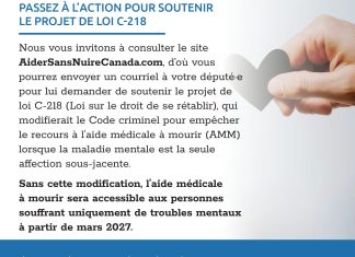 Aider sans nuire : soutenons ensemble le projet de loi C‑218
