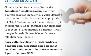 Aider sans nuire : soutenons ensemble le projet de loi C‑218