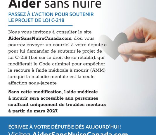 Aider sans nuire : soutenons ensemble le projet de loi C‑218