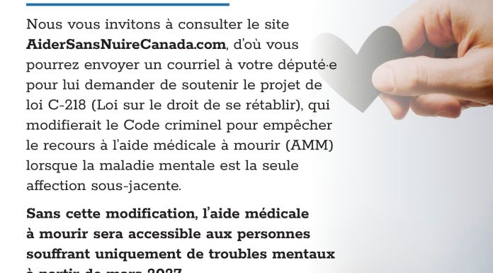 Aider sans nuire : soutenons ensemble le projet de loi C‑218