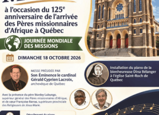125 ans de présence des Missionnaires d’Afrique à Québec : une célébration historique le 18 octobre